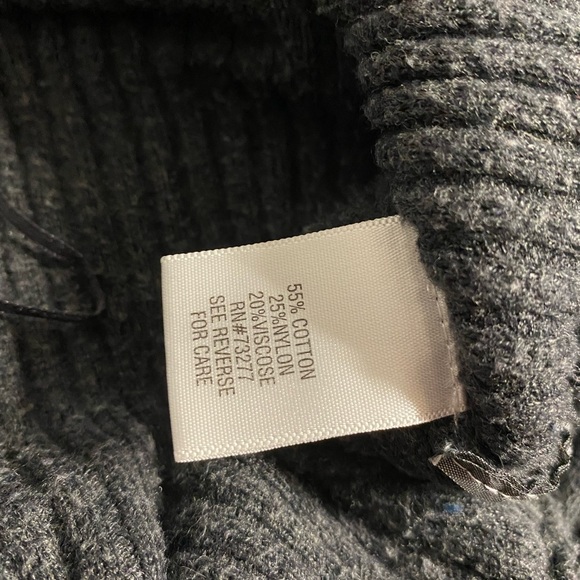 Grey Ribbed Cardigan - Picture 4 of 6